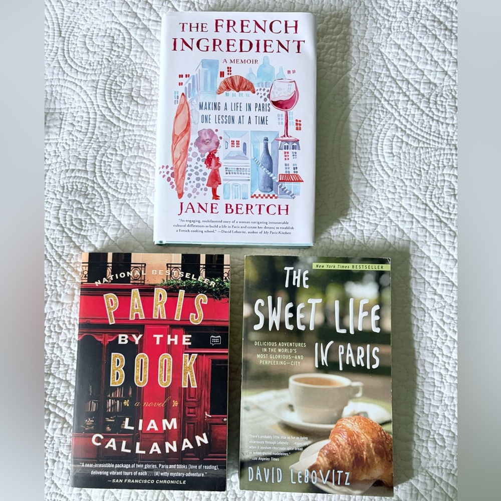 ‘The French Ingredient’ ‘The Sweet Life in Paris’ & ‘Paris by the Book’ Set/3 ❣️